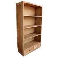 SMGRNW-03,-WOODEN-SHELF-2DRW,-100X40X185CM